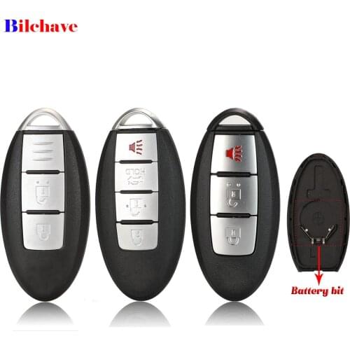 Bilchave 2 Buttons For Nissan Sunny ALTIMA MAXIMA Murano Versa Teana Sentra Rogue Remote Car Key Fob Shell Case Fob With Blade