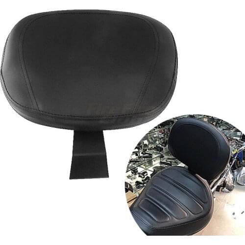 Motorcycle Black Rear Driver Backrest Leather Cushion Pad For Venom Lifan LF250-DE V16 Moto Parts