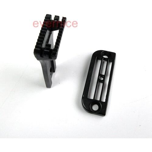 Needle Plate+4 Row Coarse Tooth Feed Dog For Goldenwheel Cs810 Post-Bed Machine