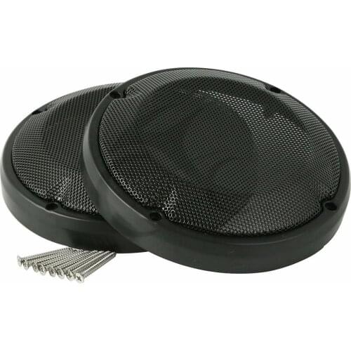 Motorcycle 6.5" Saddlebag Lid Speaker Grill Cover For Harley Touring Road King Street Glide 1983-2020
