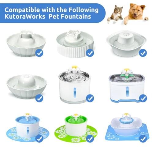 Mini Pets Drinking Fountain Pump For Cats Home Replacement Water Bowl Drinking Fountain Pump Dog Drinking Fountain Dispenser