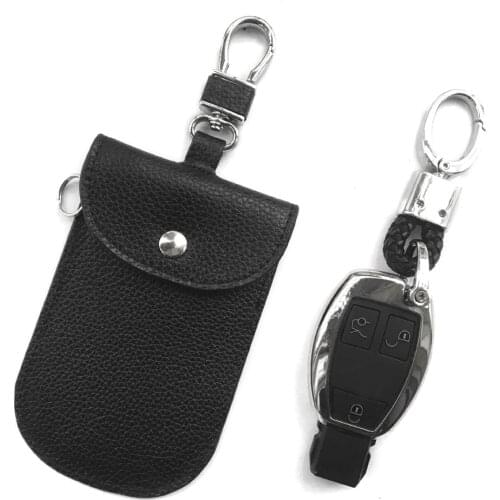 Mini Faraday Bag Signals Blocking Pouch For Car Key FOB Anti-Theft Keyless Entry Car Key Protector Smart Car Key FOB Holder