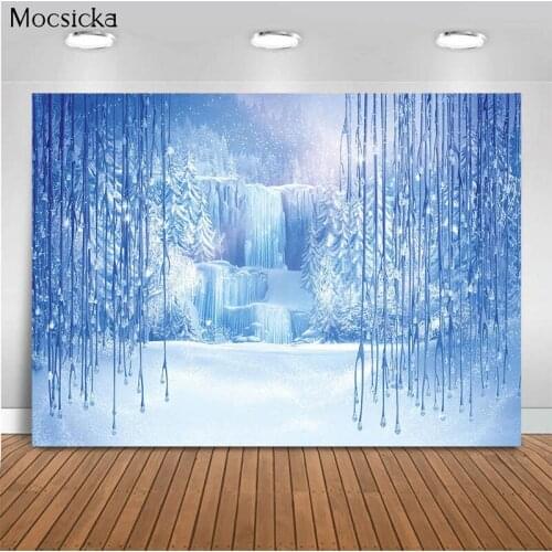 Mocsicka Winter Theme Background Snow World Photo Background Decoration Child Portrait Photography Background Studio