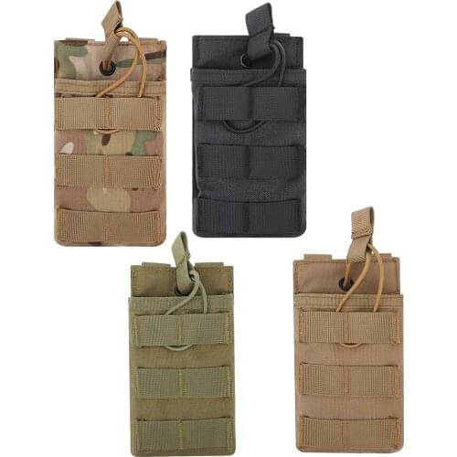 Hunting Single Molle Magazine Pouch Tactical Vest Nylon Cartridge Pouches Military Vest Accessories Bag