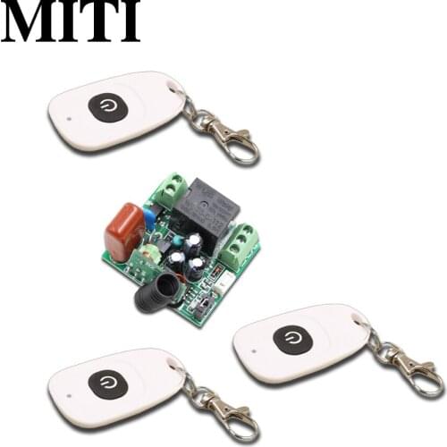 AC 220 V 1CH 1 CH Wireless Switch 10A Receiver Mini Relay Receiver Transmitter 315Mhz / 433.92Mhz