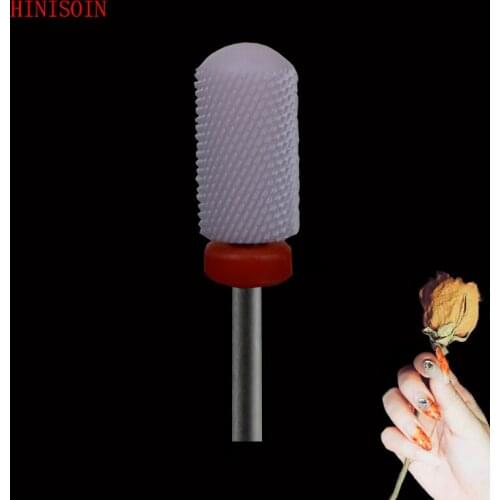 Pink Ceramic -15Pcs/Lot-Nail Drill Bit - Lager Smooth Top Bit - (2103.066)