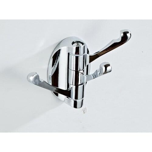 SmileMonkey 180 degree activity robe hooks bathroom kitchen adjustable bath towel coat hat hanger cloth hangers bag hanging hook