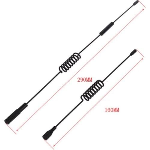 SOJERC Crawler 1/10 Metal 160MM/290MM Decorative Antenna for 1/10 RC Crawler Axial SCX10 90046 D110 D90 Traxxas TRX-4 TRX4 Car
