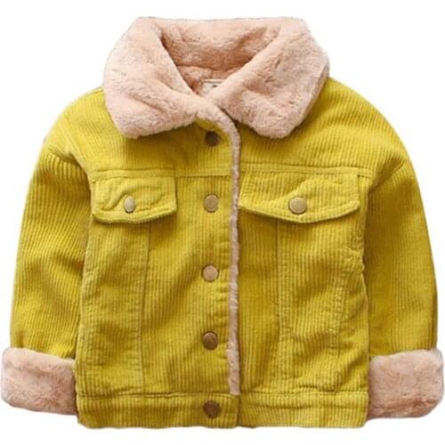 Baby Boys Girls Warm Coats Winter Newborn Baby Casual Cotton Thick Velvet Jackets For Boys Girls Infant Baby Clothing Outerwear