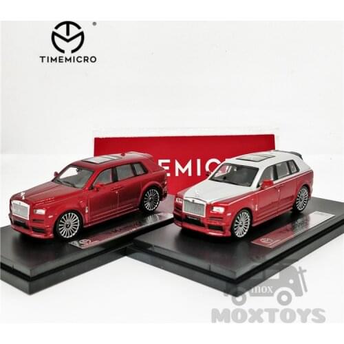 TimeMicro 1:64 Rolls-Royce Cullinan Metal Red w/Silver Diecast Model Car