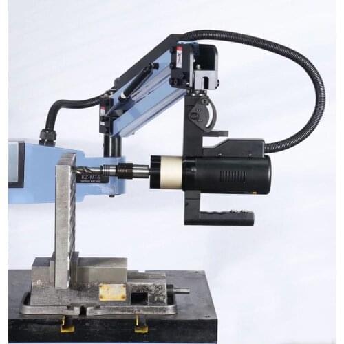 CE 1.5M Arm M6-M24 CNC Electric Tapping Machine Vertical Universal Type Tapper Tool Threading Machine With Set Chucks For Metal