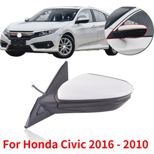 CAPQX 3/5/7Pin For Civic 2016 2017 2018 2019 2010 outside Rearview Mirror assembly side rear view mirror with LED tun light