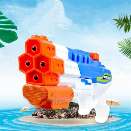 Water Soaker 4 Nozzles Water Blaster 1200CC Squirt 30ft Water Water Fight Summer Toys Outdoor Swimming Pool