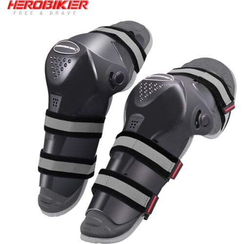 HEROBIKER Motocross Knee Protector Guard Motorcycle Knee Pads Joelheira Skiing Kneepad Moto Knee Brace Support Protective Gear