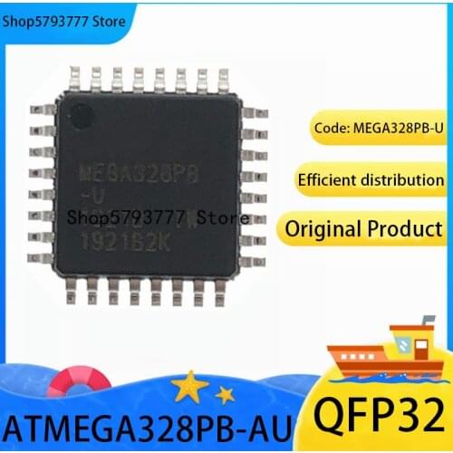 10PCS-50PCS New original authentic ATMEGA328PB-AU QFP-32 ATMEGA328PB QFP32 microcontroller single chip microcomputer chip