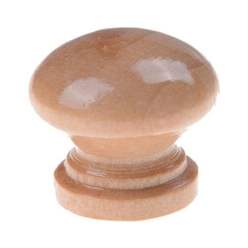 1Pcs Handles Natural Wooden Cabinet Drawer Wardrobe Knobs Door Pull Kitchen Handle Furniture Hardware