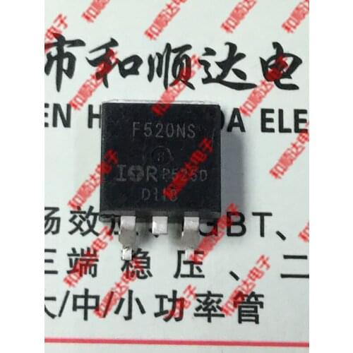 10pcs/lot F520NS IRF520NS New Spot TO-263 100V 9.7A