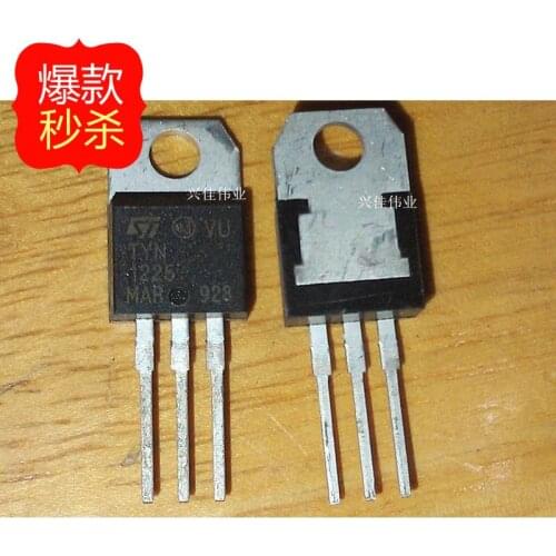 10PCS New TYN1225 SCR TO-220 25A / 1200V inverter commonly used pipe