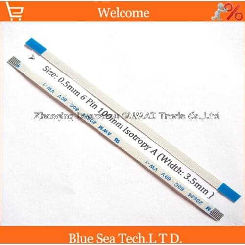 100pcs FFC/FPC Flexible Flat Cable 0.5mm pitch 6 pin 100mm Isotropy A or Anisotropy B cable,welcome OEM Order