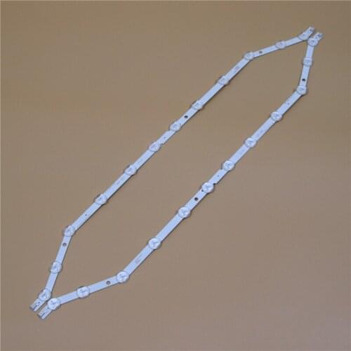 32inch TV LED Light Bars For Samsung LH32EDDFLGC/XF LH32MDCPLGA/ZA LH32MDCPLGC/CI Backlight Strips Kit 12 LED Lamps Lens 2 Bands