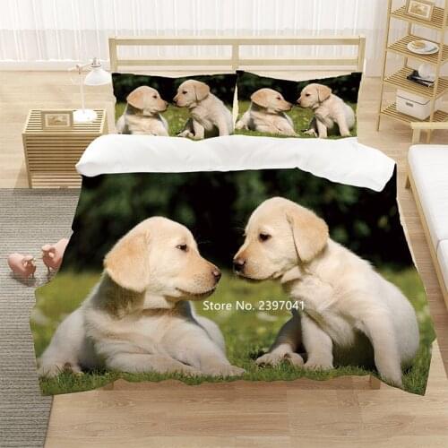 3D Digital Print Cute Pet Dog Pattern Covered Pillow Case 2-3 High Quality Home Textile Bedclothes Childrens Family Gifts