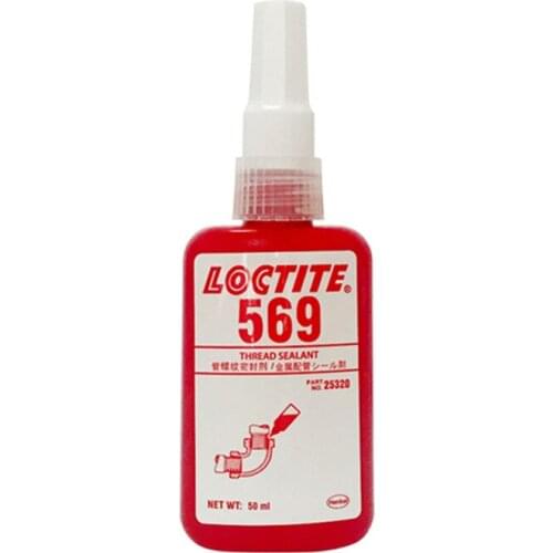 50ml loctite 542 Pipe thread anaerobic sealant 545 household pipe sealing glue 569 low strength hydraulic pneumatic sealant