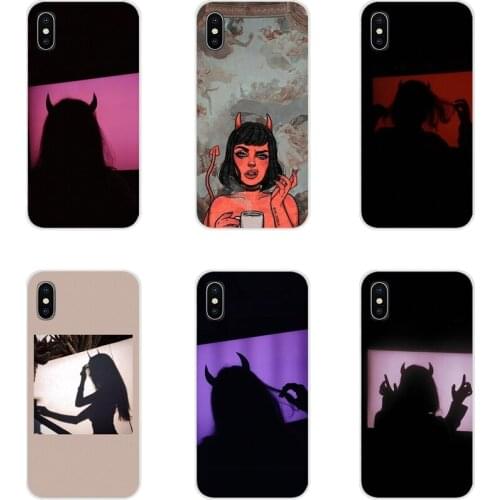 Sexy Devil Woman Accessories Phone Cases Covers For Samsung A10 A30 A40 A50 A60 A70 M30 Galaxy Note 2 3 4 5 8 9 10 PLUS