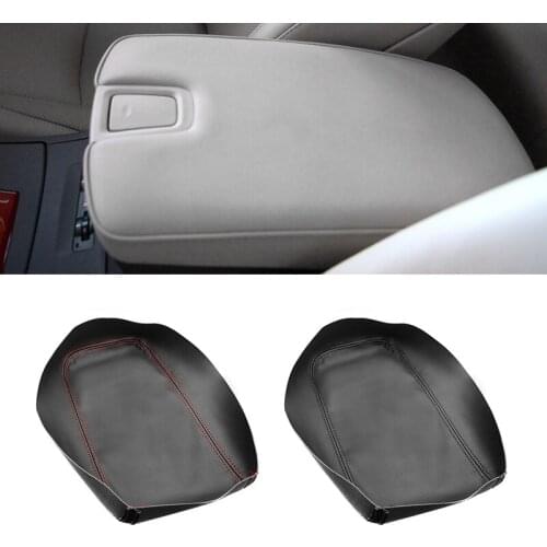For Lexus ES350 2007 2008 2009 Car Microfiber Leather Interior Center Control Lid Armrest Box Cover Sticker Trim