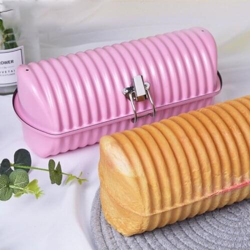 Stainless Steel Bread Mold Loaf Pan Non-Stick Baking Tray Cylinder/Heart/Flower Shaped Toast Cake Cheese Mould Kitchen Bakeware