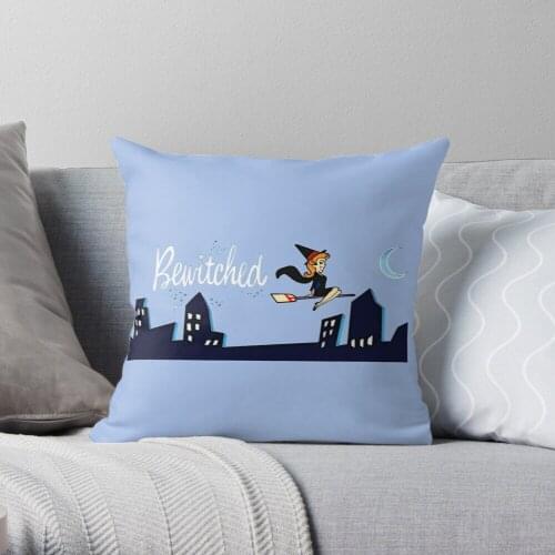 Bewitched Throw Pillow Cushion Cover Polyester throw pillows case on sofa home living room car seat decor 45x45cm
