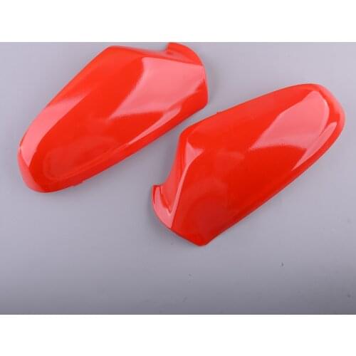 1 Pair Red Car Rearview Wing Mirror Cover Cap ABS Fit For Vauxhall Opel Astra H MK5 2004 2005 2006 2007 2008 2009 Replacement