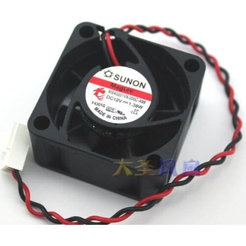 MB40201VX-000C-G99 4CM 4020 12V 1.38W 2/3 line power cooling fan