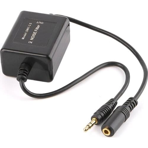 3.5mm Headphone Mini Jack Ground Loop Isolator Noise Filter Car Auido Stereo New