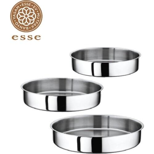 3 piece Stainless Steel Baking Tray Set, High Quality Steel, 304 grade steel, Induction compatible, Home Gift, Oven, Tray