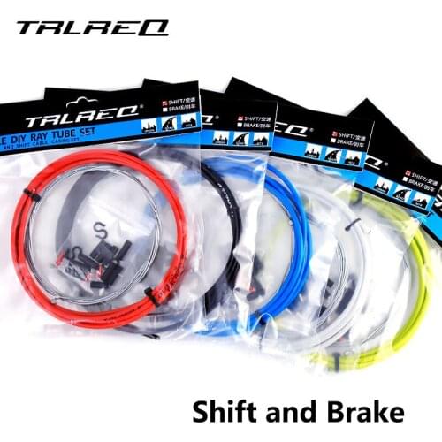 MTB Road Bicycle Universal 4mm Shift/5mm Brake kit Bike Inner Wire Line Set Derailleur Hose Cap Cycling Tube Bike accessories