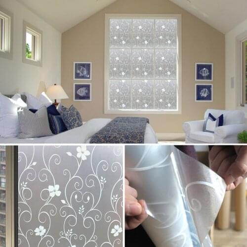 Window Sticker Privacy Protection Self Adhesive Home Decor Glass Stickers for Bathroom Living Room SDF-SHIP
