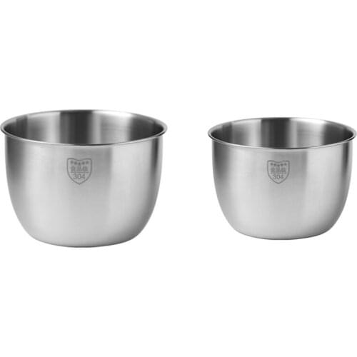 New Kitchen Stainless Steel 304 Mixing Bowl Deep Design Cooking Baking Cake Bread Salad Kitchen Mixer Bowl