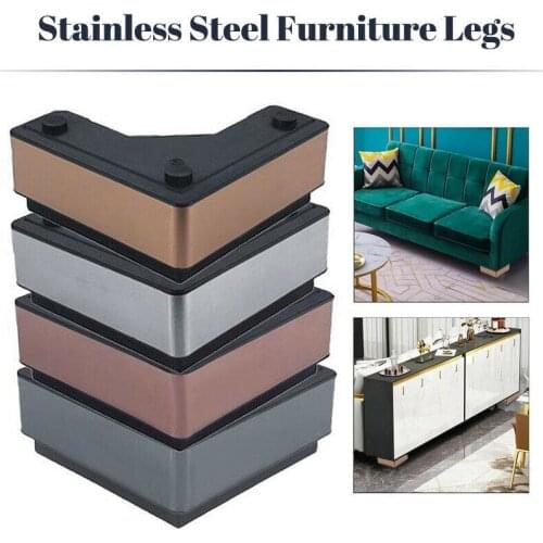 Furniture Sofa Legs Bed Support Feet Plastic Furniture Accessories 4Pcs/Set Furniture Sofa Legs for Coffee Table TV Cabinet