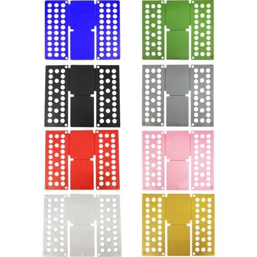 Plastic Clothes Folding Board Adult Kids Garment Adjustable Shirt Holder Wardrobe Storage Organizing Laundry Quick Storage Tools