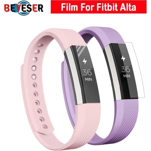 Full Cover Clear Screen Protector Film for Fitbit Alta HR Bracelet Ultra Thin HD High Definition TPU Material Protective Film