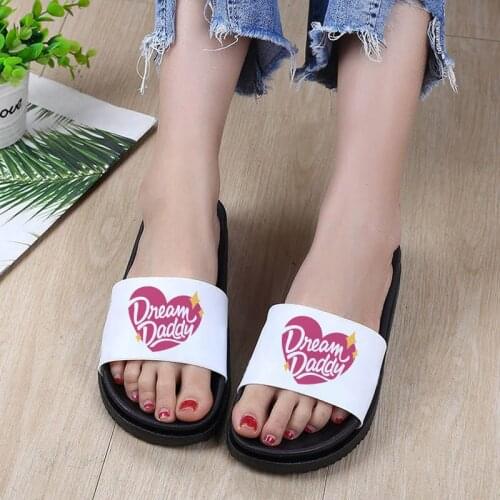 Dream Daddy Lady Slippers 2021 Hot New Summer women shoes Casual Flat Shoes Harajuku Slippers for women Mujer