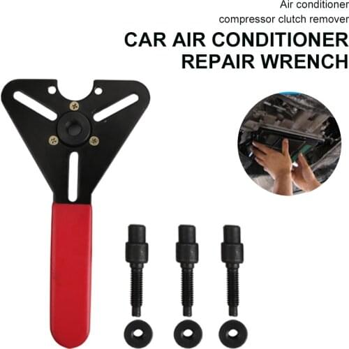 1 Set Universal Car Air-conditioning Repair Tool Wrench A/C Compressor Clutch Remover Tool Kit Hub Puller Auto Tool Sets