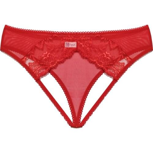 XS S M L XL XXL XXXL Size Black Red Color Soft Lace Sexy Lingerie Elastic Transparent Panties Knicker Underwear for Women Ladies