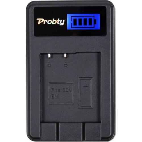 Probty NP-BN1 NP BN1 NPBN1 LCD USB Charger for Cyber-shot DSC-TX20 DSC-TX30 DSC-W530 DSC-W570 DSC-W650 DSC-W800 DSC-W830 Camera