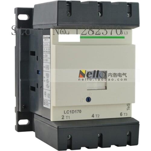 [ZOB] Authentic original contactor LC1D170 AC24V/36V/48V/110V/220V/380V AC contactor LC1D17000F7C/Q7C/C7C/M7C/B7C/E7C 90KW