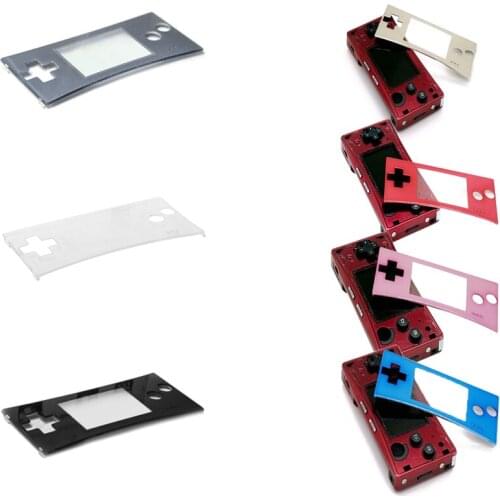10PCS a lot 7 Colors Replacement Front Faceplate Cover Shell Housing Case for GameBoy Micro for GBM game console Case