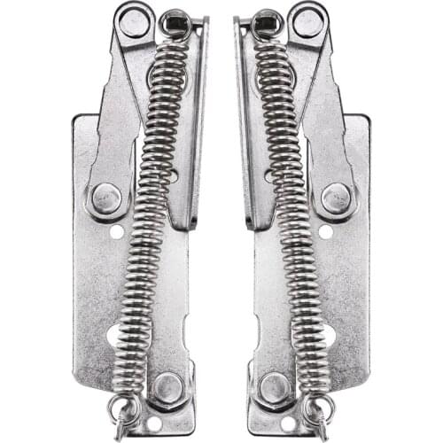 2PCS Z-type small cabinet door hinge small seat storage stool function hinge iron nickel-plated pillow hinge