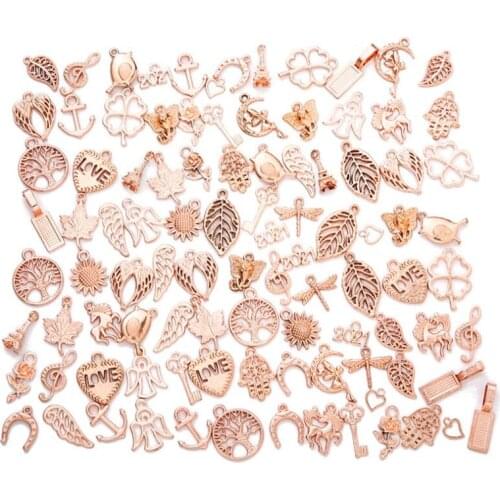 30pcs/lot Vintage Mixed Metal Animal Birds Charms Beads Handmade DIY Bracelet Pendant Neacklace Clips Jewelry Making Findings