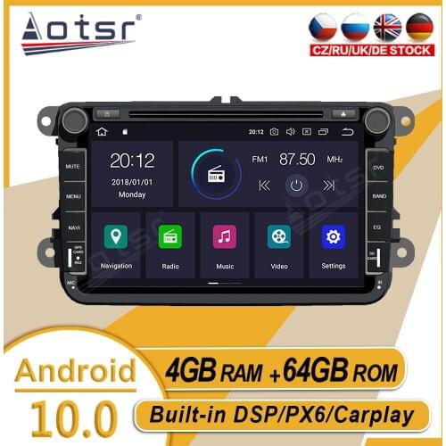 For VW Volkswagen Golf Polo Tiguan Passat b7 b6 leon Skoda Octavia Car Stereo Multimedia Player Android GPS Navi Radio Head Unit