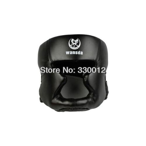 Free shipping RED/BLACK Closed type boxing head guard/Sparring helmet/MMA/Muay Thai kickboxing brace/Head protection
